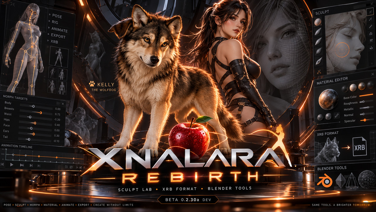 XNALARA Rebirth dev tools artwork