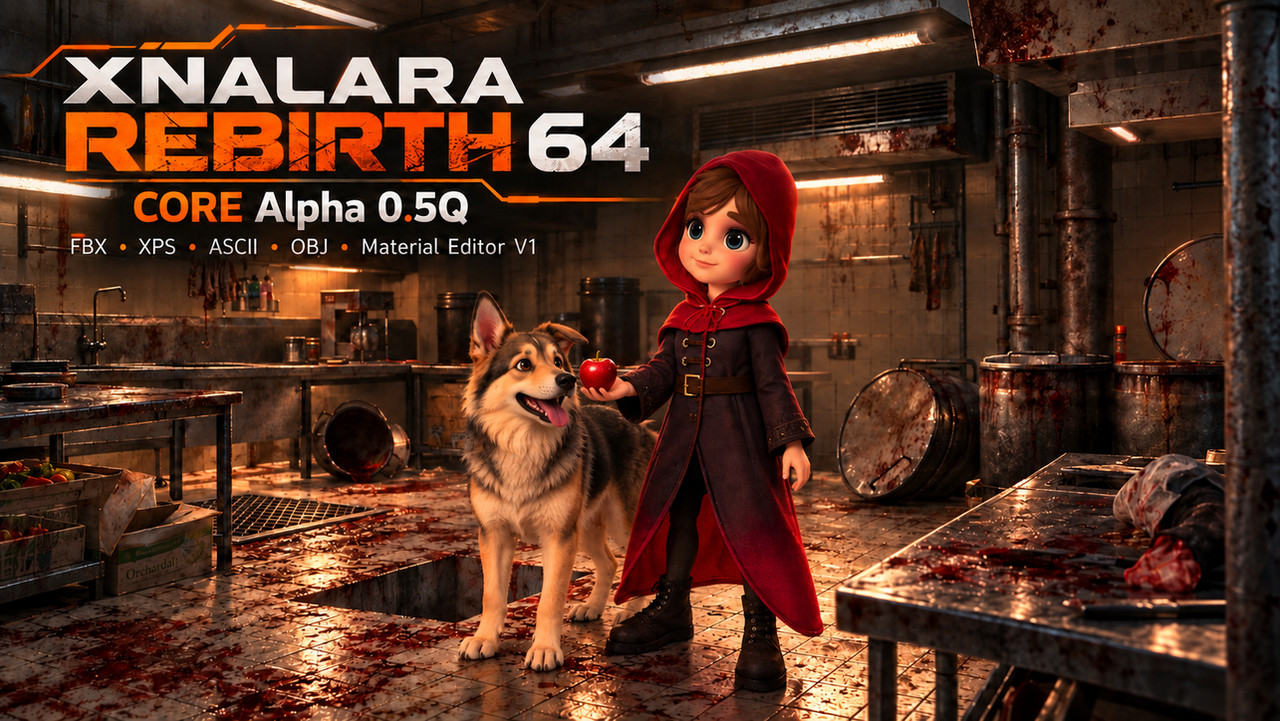 XNALARA Rebirth 64 Core Alpha 0.5Q artwork